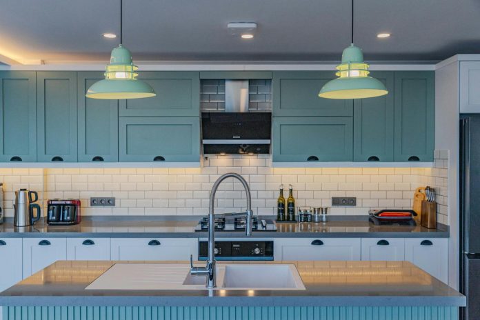 Blue Kitchen Cabinets